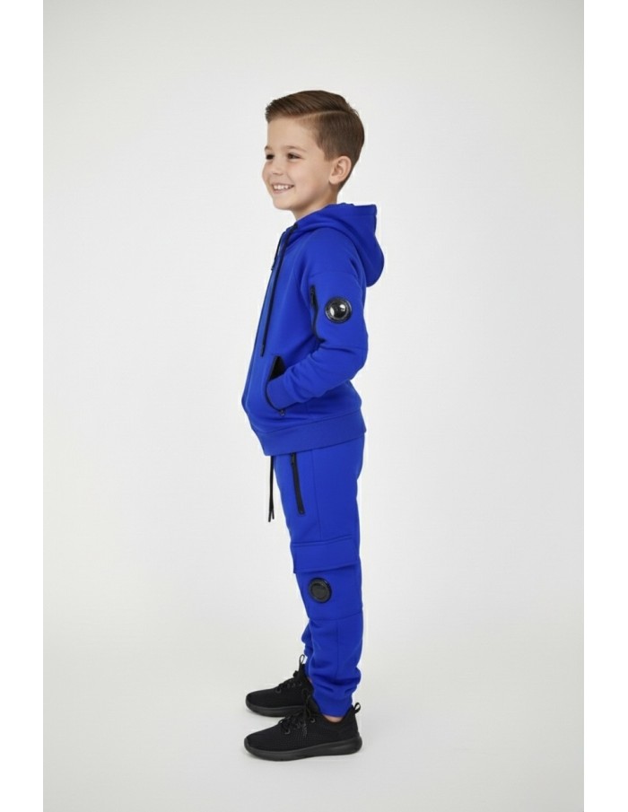 Ensemble jogging bleu marine - garçon 4 à 16 ans