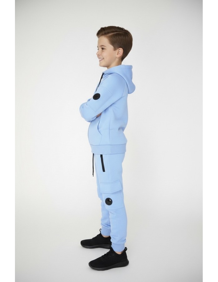 Ensemble jogging bleu ciel - garçon 4 à 16 ans