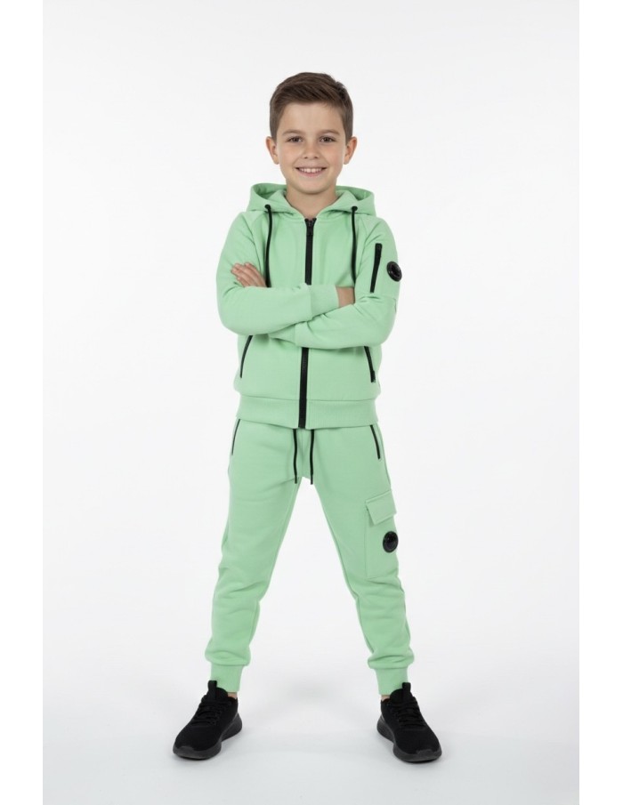 Ensemble jogging vert - garçon 4 à 16 ans - Accueil