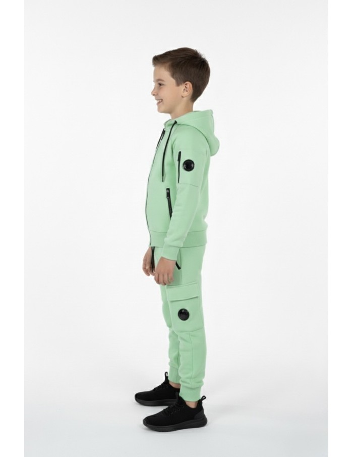 Ensemble jogging vert - garçon 4 à 16 ans - Accueil