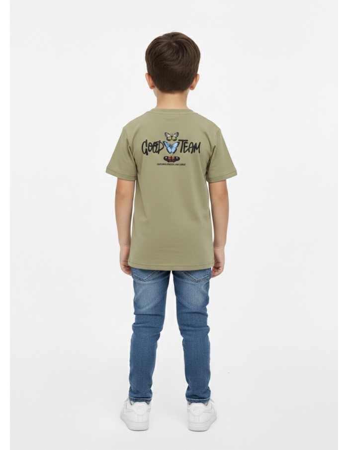 T-SHIRT KAKI GOOD TEAM – GARÇON