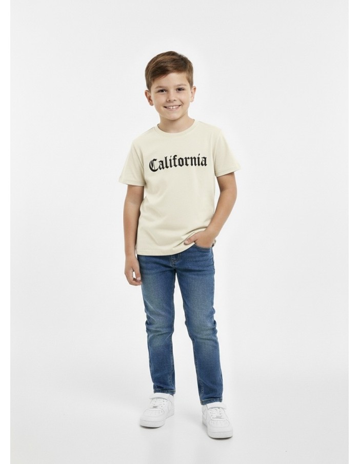 T-SHIRT CALIFORNIA JAUNE – GARÇON