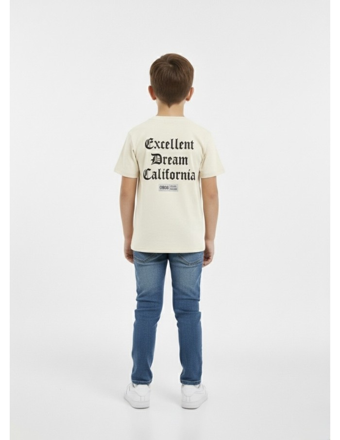 T-SHIRT CALIFORNIA JAUNE – GARÇON