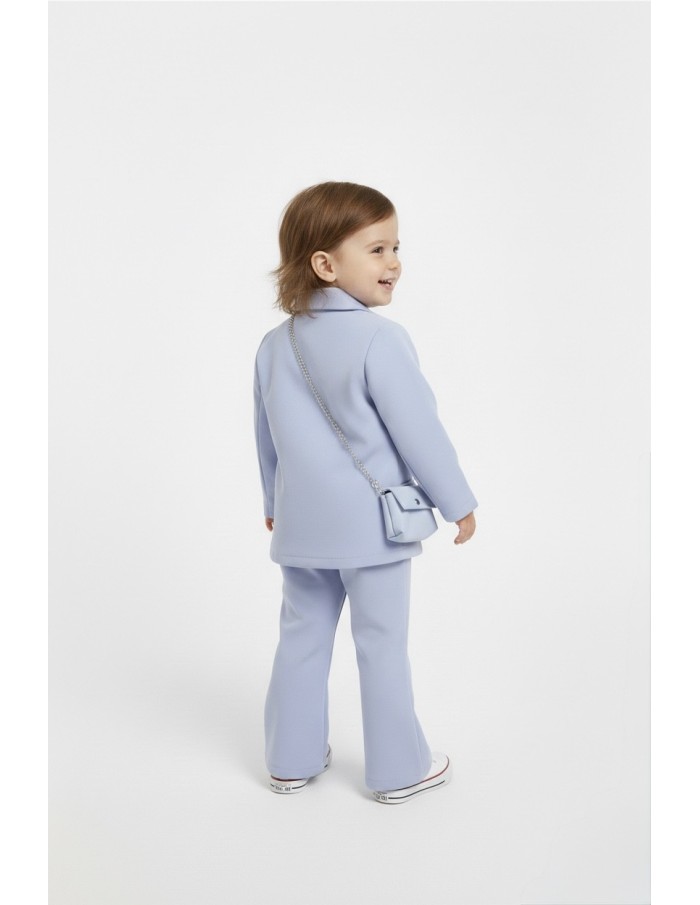 ENSEMBLE TAILLEUR ET SAC BÉBÉ BLEU CIEL - Accueil