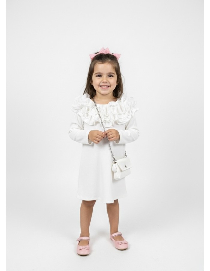 ROBE BLANCHE + SAC ASSORTI - BÉBÉ