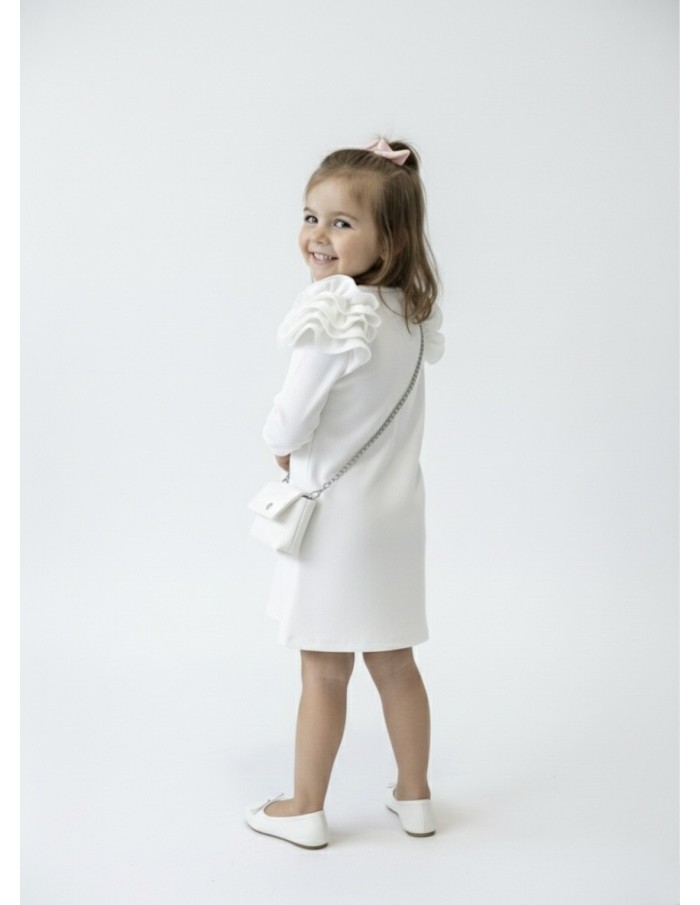ROBE BLANCHE + SAC ASSORTI - BÉBÉ