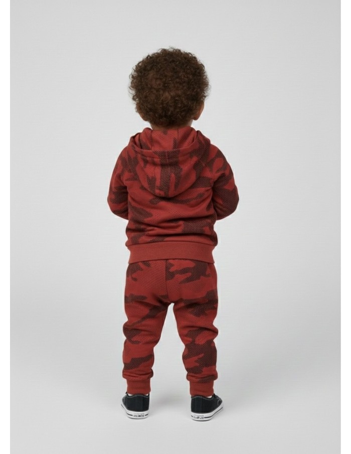 ENSEMBLE JOGGING MOTIF MILITAIRE ROUGE - BÉBÉ GARÇON