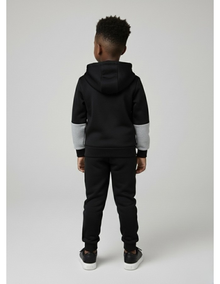 ENSEMBLE JOGGING TECH ZIP & CAPUCHE - GARÇON