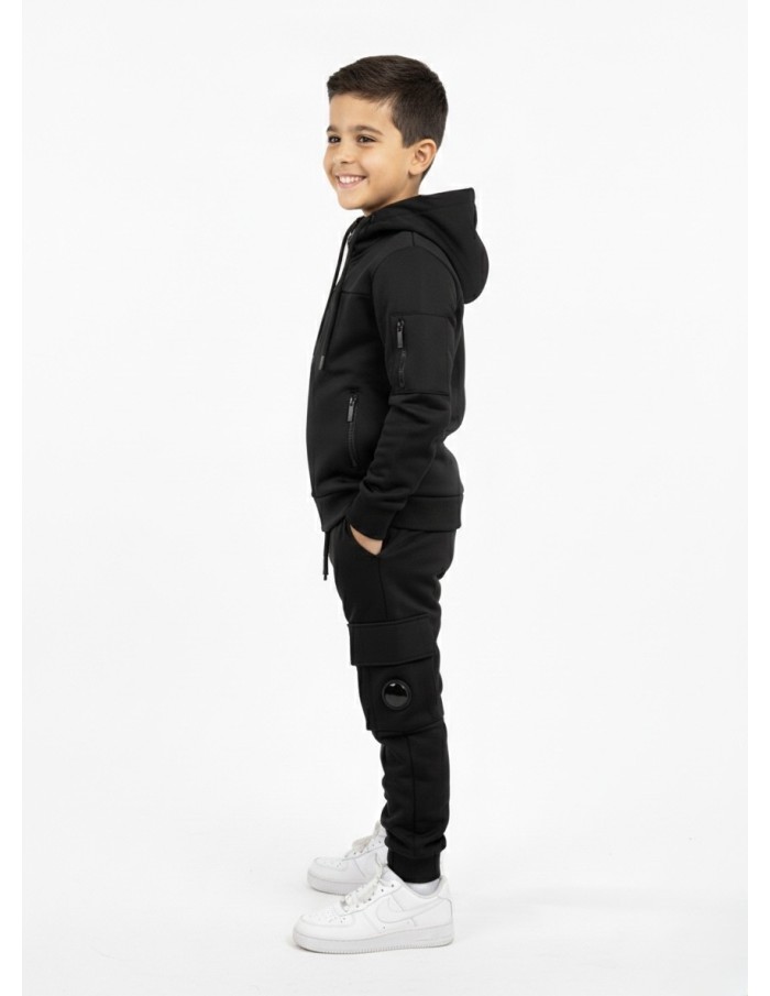 ENSEMBLE JOGGING NOIR - GARÇON 4 À 14 ANS