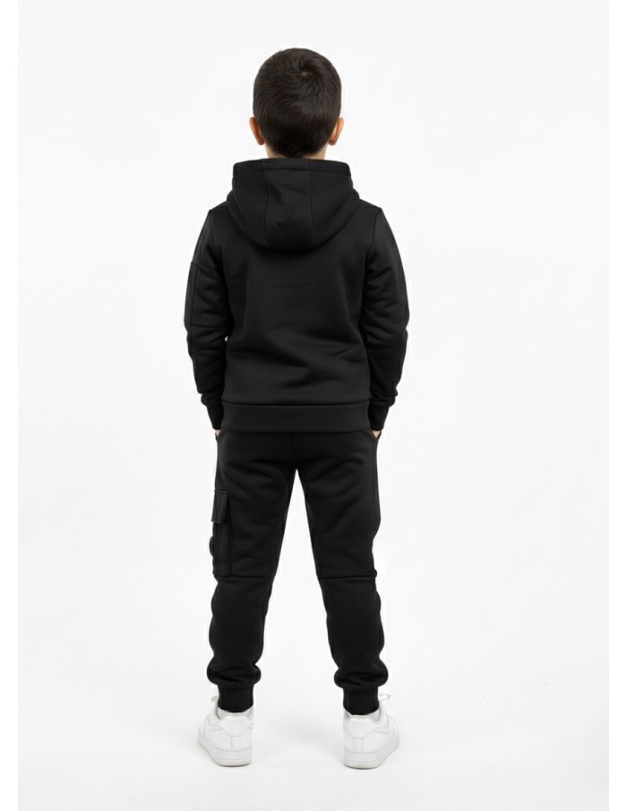 ENSEMBLE JOGGING NOIR - GARÇON 4 À 14 ANS