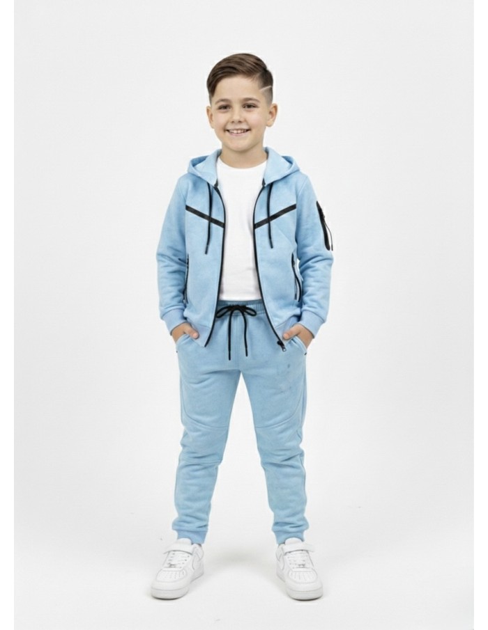 ENSEMBLE JOGGING BLEU - GARÇON 4 À 14 ANS