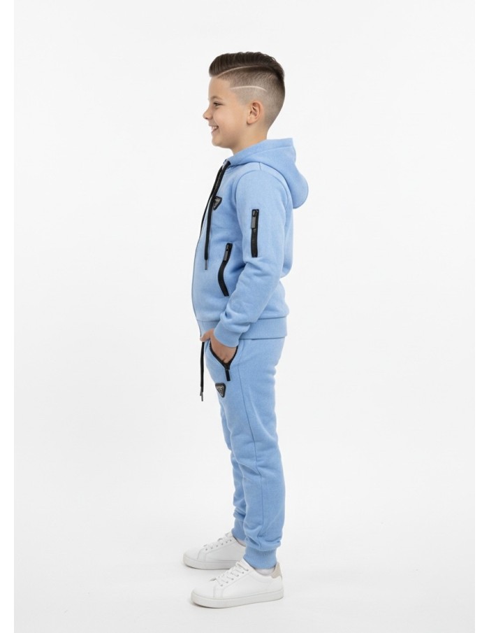 ENSEMBLE JOGGING BLEU ICON2 - GARÇON 4 À 14 ANS