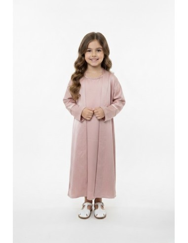 Ensemble rose Gilet + Robe Longue...