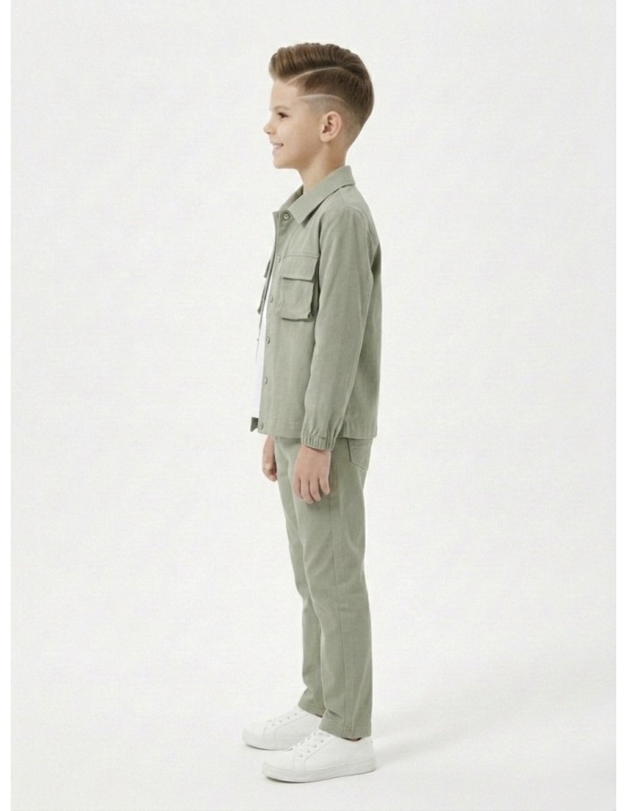 ENSEMBLE VESTE & PANTALON VERT - GARÇON