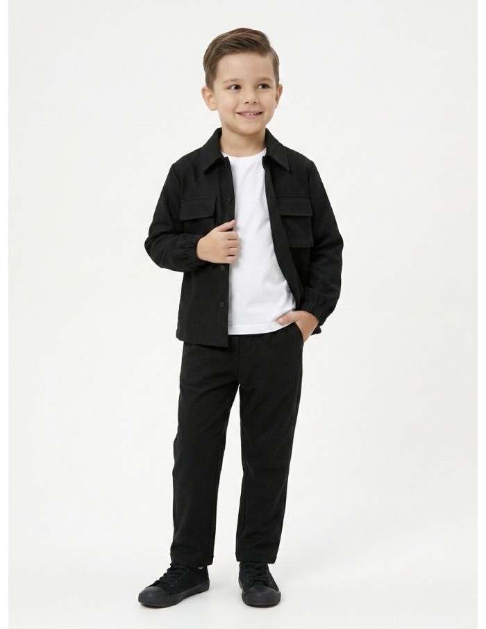 ENSEMBLE VESTE & PANTALON NOIR - GARÇON
