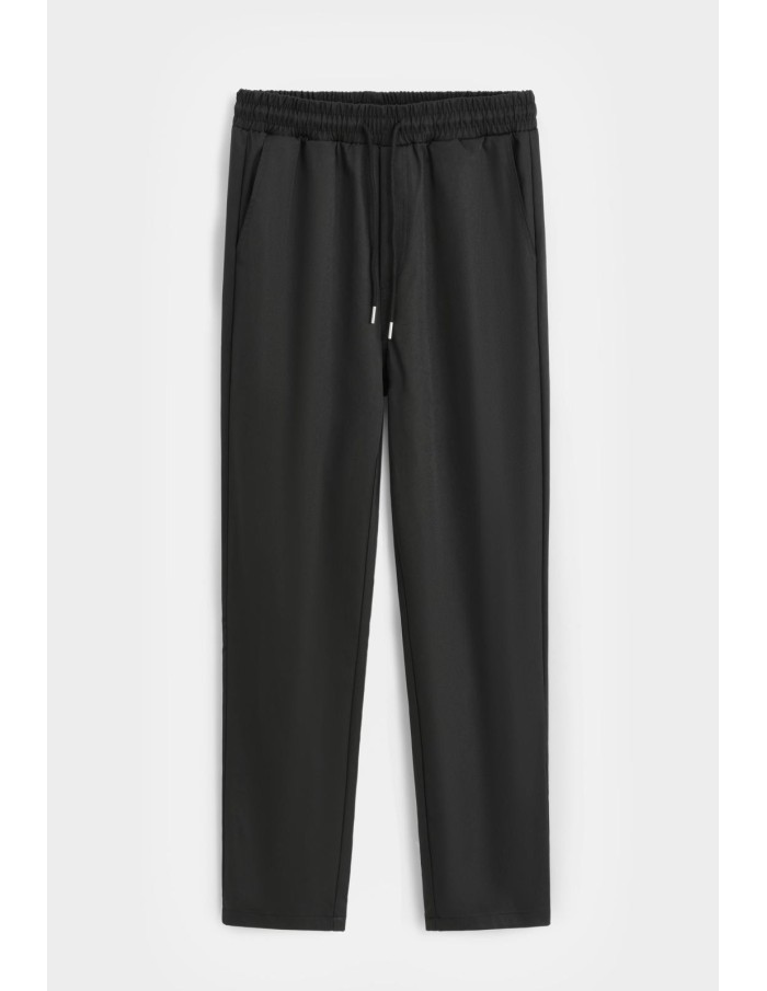 ENSEMBLE VESTE ZIPPÉE & PANTALON NOIR - HOMME