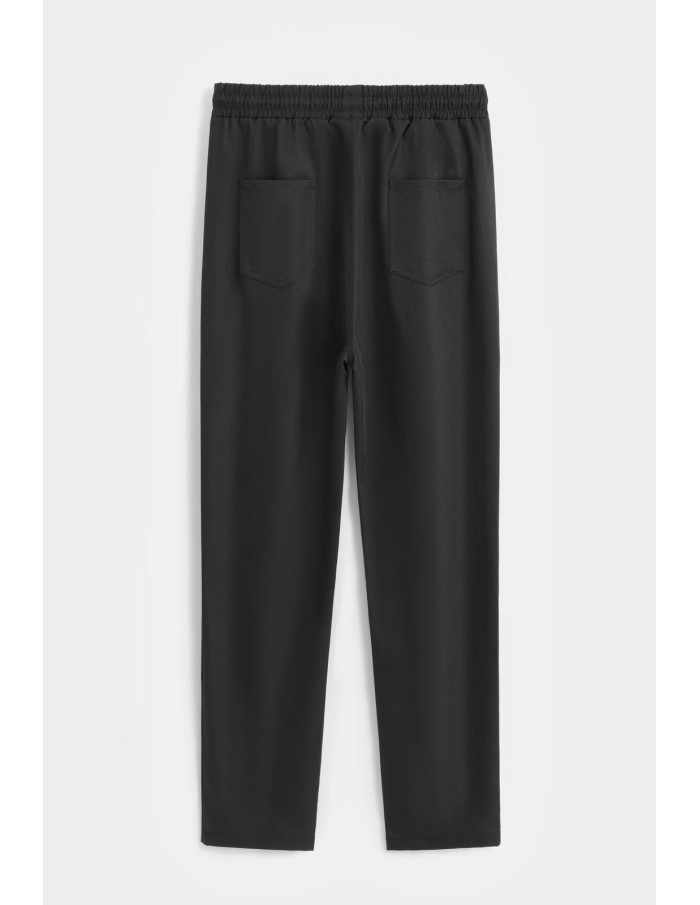 ENSEMBLE VESTE ZIPPÉE & PANTALON NOIR - HOMME