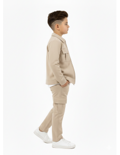 ENSEMBLE CARGO BEIGE - GARÇON 2