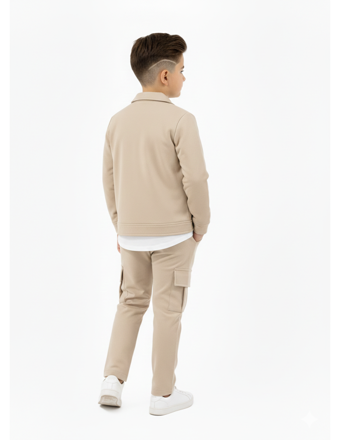 ENSEMBLE CARGO BEIGE - GARÇON