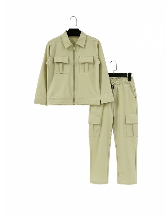 ENSEMBLE CARGO BEIGE - GARÇON