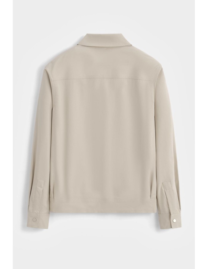 ENSEMBLE VESTE ZIPPÉE & PANTALON BEIGE - HOMME