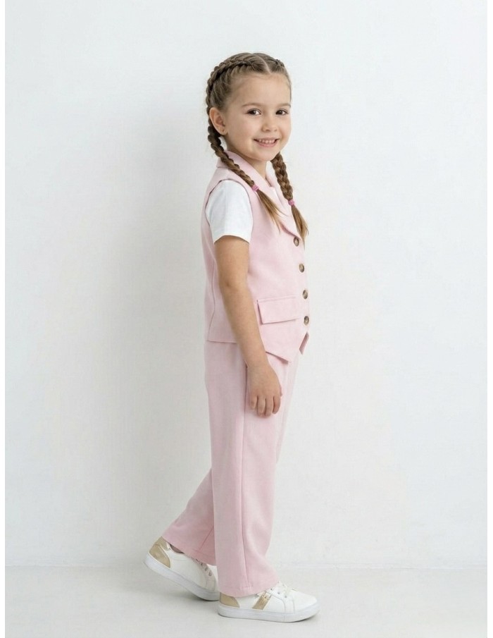ENSEMBLE TAILLEUR ROSE - FILLE