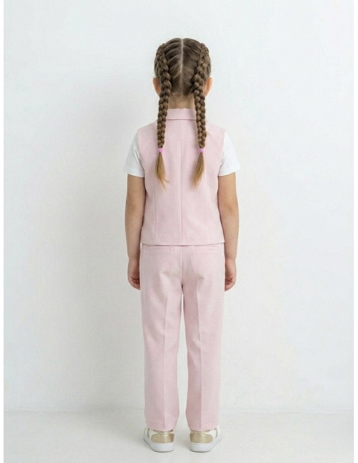 ENSEMBLE TAILLEUR ROSE - FILLE