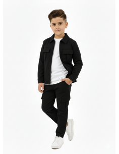 ENSEMBLE CARGO NOIR - GARÇON 2