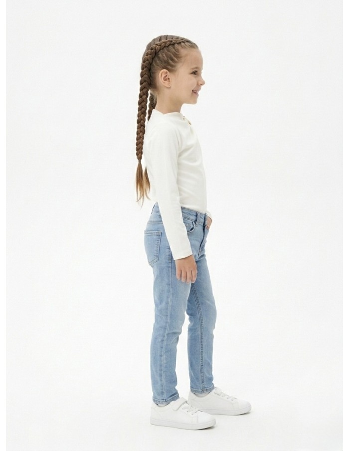 BODY BLANC DÉTAIL DORÉ - FILLE