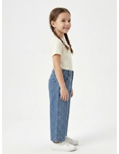 Jean bleu foncé à strass –... 2