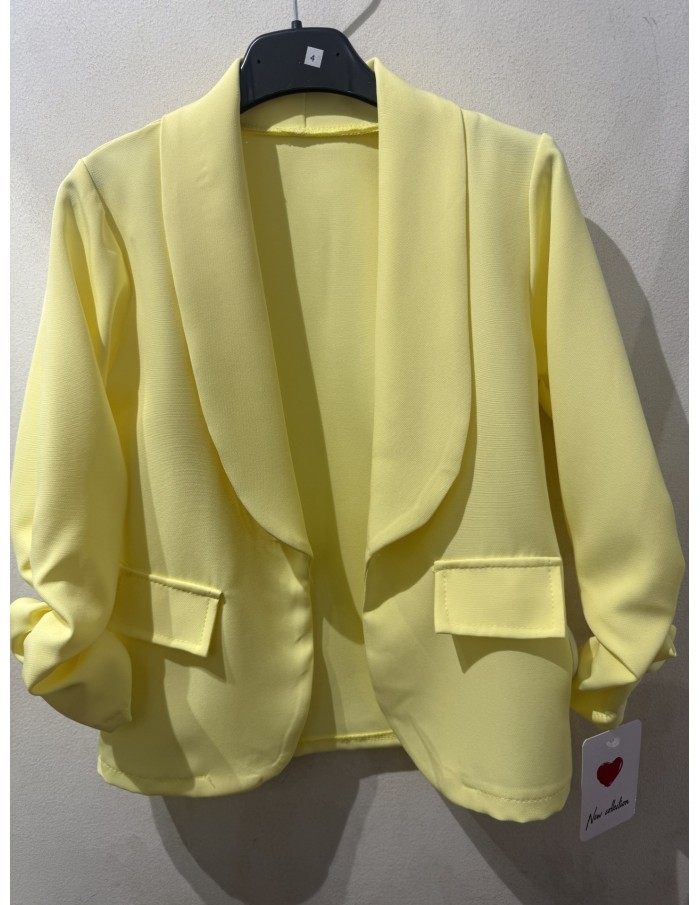 VESTE de BLAZER JAUNE - FILLE