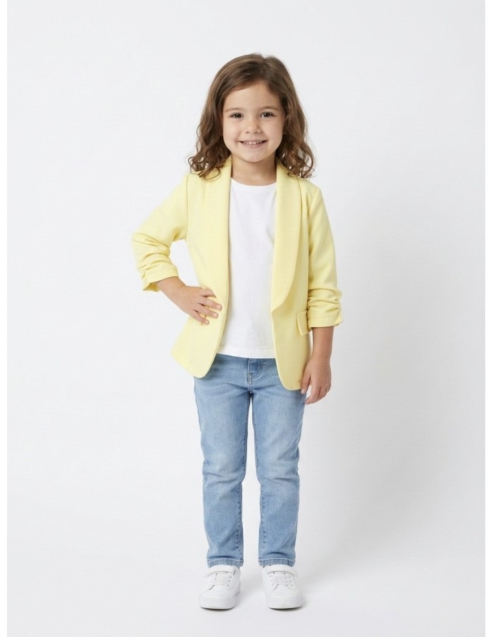 VESTE de BLAZER JAUNE - FILLE