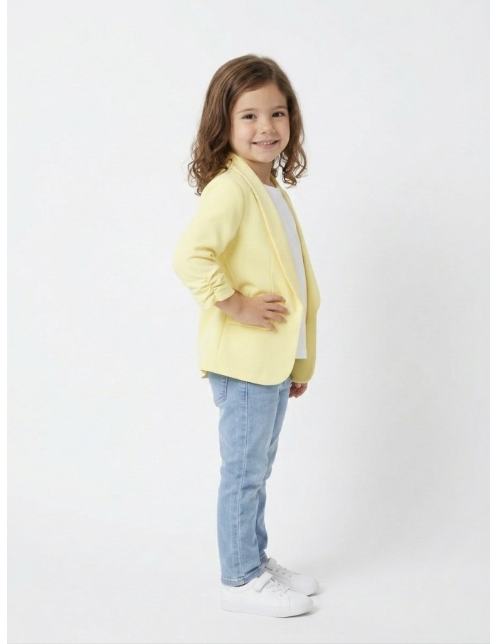 VESTE de BLAZER JAUNE - FILLE