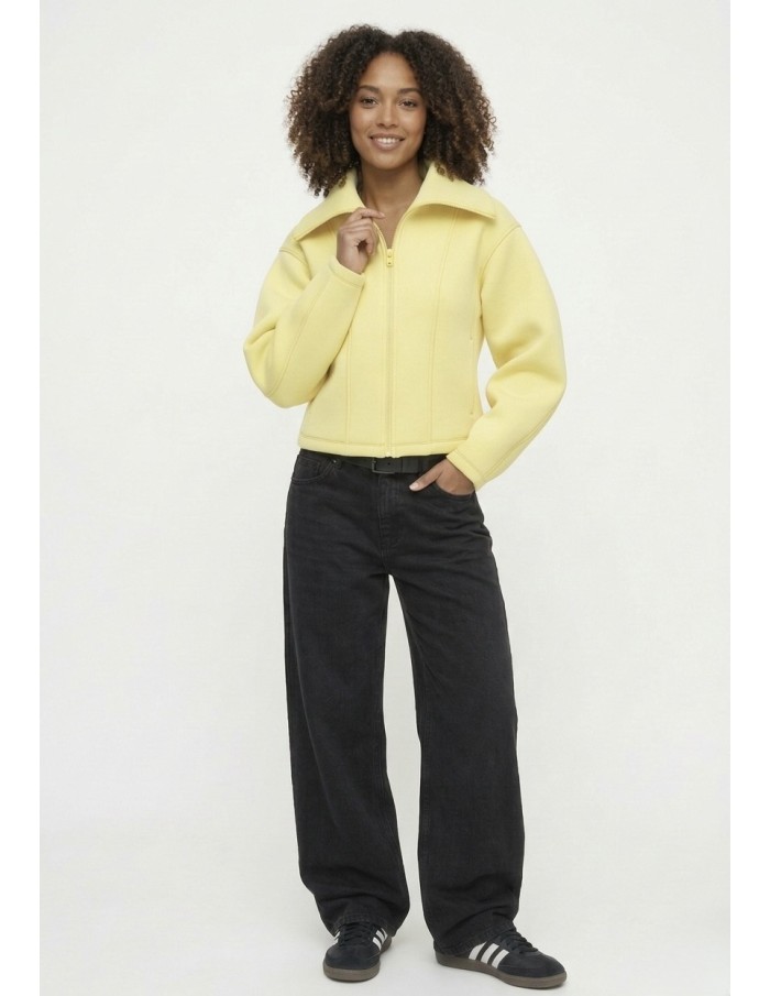 Veste jaune cintrée – FEMME