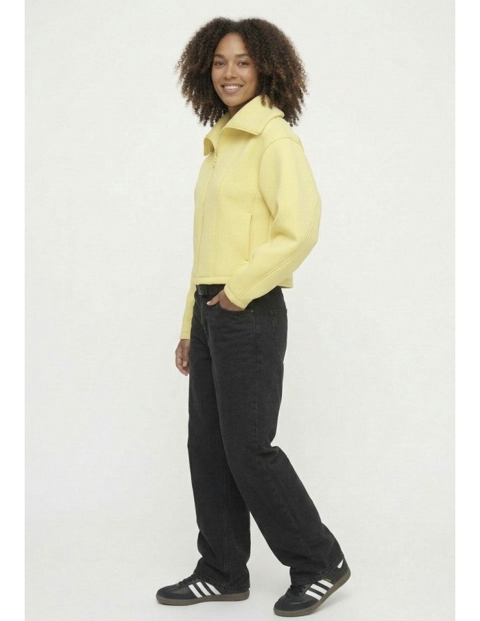 Veste jaune cintrée – FEMME