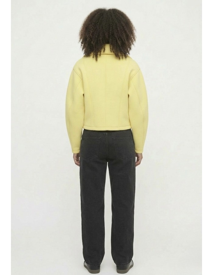 Veste jaune cintrée – FEMME