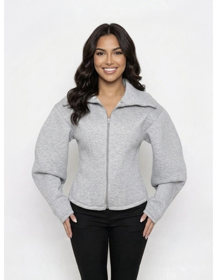 Veste grise cintrée – FEMME