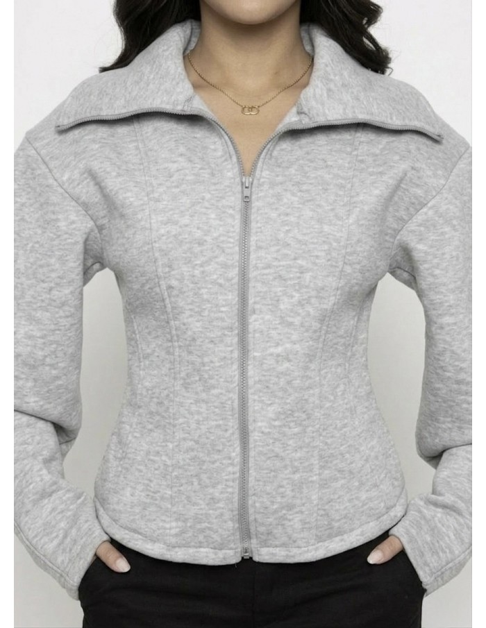 Veste grise cintrée – FEMME