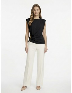 Haut noir à épaulettes avec... 2