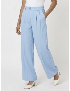 PANTALON FLUIDE BLEU CIEL...