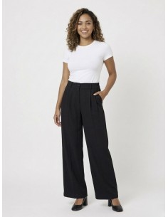 PANTALON FLUIDE NOIR LARGE... 2