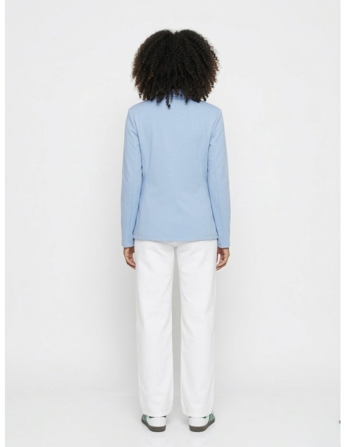 VESTE BLAZER BLEU CIEL UNI À bouton - FEMME