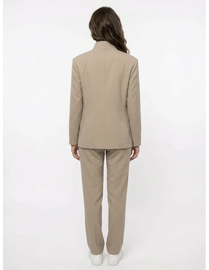 Veste blazer col montant - femme