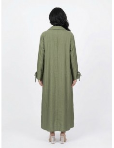 ROBE ABAYA VERTE AVEC... 2