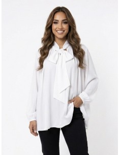 TOP BLOUSE Lavallière...