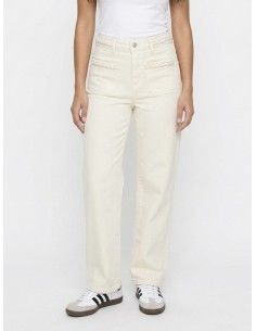 JEAN WIDE LEG ÉCRU DÉTAILS...