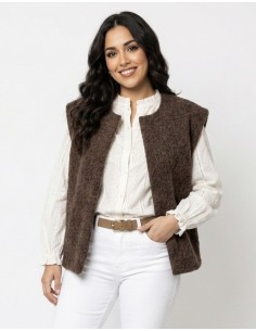 GILET SANS MANCHES OVERSIZE...