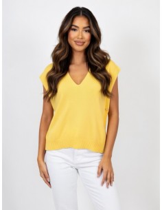 TOP PULL EN MAILLE SANS...