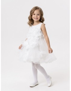 ROBE BLANCHE FLEURIE ET...