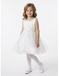 ROBE BLANCHE FLEURIE...